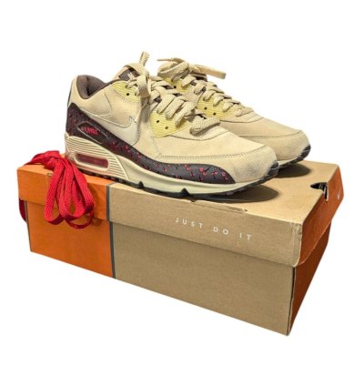 2006 Nike Air Max 90 Leather Sneakers Cherries 314455-221