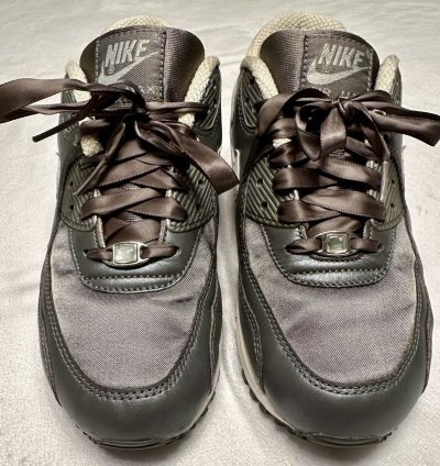 2006 Nike Air Max 90 Women 6 5 Metallic Pewter 312052-011