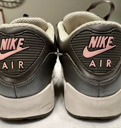 2006 Nike Air Max 90 Women 6 5 Metallic Pewter 312052-011