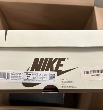 Jordan 1 Travis Low Reverse Mocha