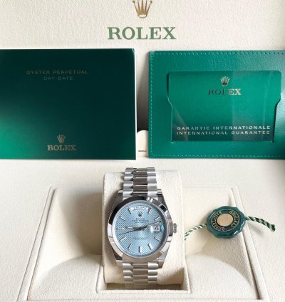 Rolex Day-date 40 Plat Day-date 40 Blue Motif Index