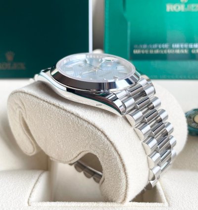 Rolex Day-date 40 Plat Day-date 40 Blue Motif Index