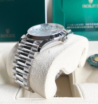 Rolex Day-date 40 Plat Day-date 40 Blue Motif Index