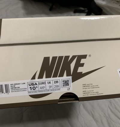 Jordan 1 Travis Scott Vetvet Brown Retro Low Ts