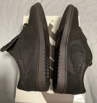 Jordan 1 Travis Scott Vetvet Brown Retro Low Ts