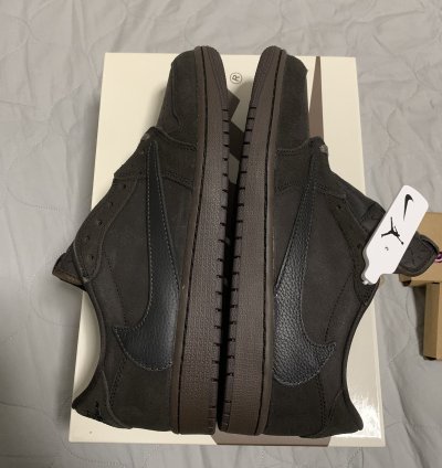 Jordan 1 Travis Scott Vetvet Brown Retro Low Ts