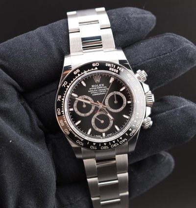 Rolex Daytona New 2025 Daytona Black Dial 126500ln Unworn Full Set