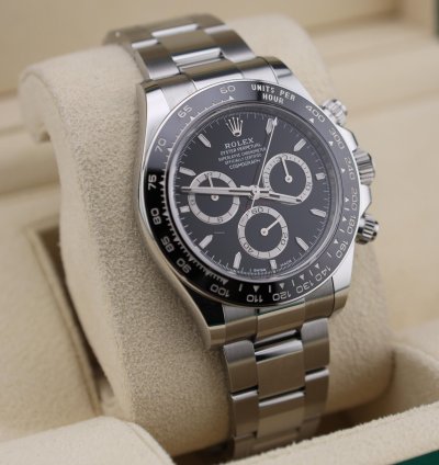Rolex Daytona New 2025 Daytona Black Dial 126500ln Unworn Full Set