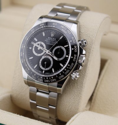 Rolex Daytona New 2025 Daytona Black Dial 126500ln Unworn Full Set
