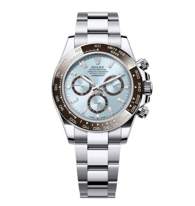 Rolex Daytona New 2025 Platinum Diamond Baguette Dial Open Caseback Oyster Bracelet
