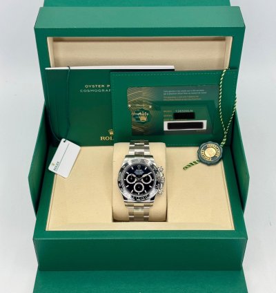 Rolex Daytona New 2025 Rolex Daytona 40mm 126500ln Stainless Steel Black Dial