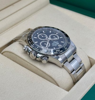 Rolex Daytona New 2025 Rolex Daytona 40mm 126500ln Stainless Steel Black Dial