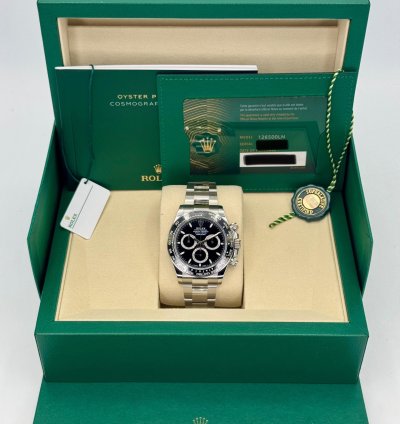 Rolex Daytona New 2025 Rolex Daytona 40mm 126500ln Stainless Steel Black Dial