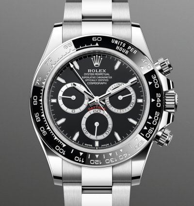 Rolex Daytona New 2025 Stickers 126500ln Black Oyster Steel 40 Mm