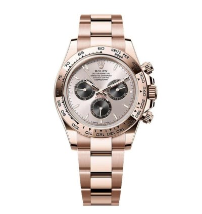 Rolex Daytona New 2025 Sundust Dial Black Subdial Rose Gold Case Oyster Bracelet