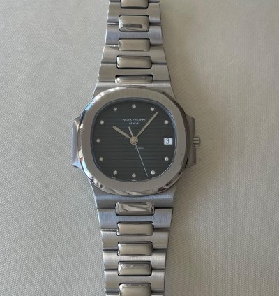 Patek Philippe Nautilus Platinum Diamond Dial 3800 1p-001