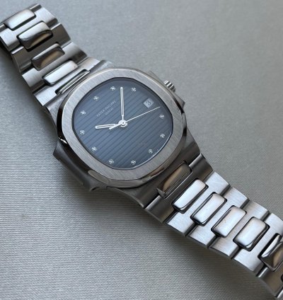 Patek Philippe Nautilus Platinum Diamond Dial 3800 1p-001
