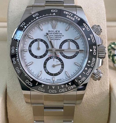 Rolex Daytona New 2025 Unworn Cosmograph Daytona Steel Panda 126500ln Full Set