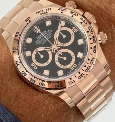 Rolex Daytona New Black Diamonds Dial