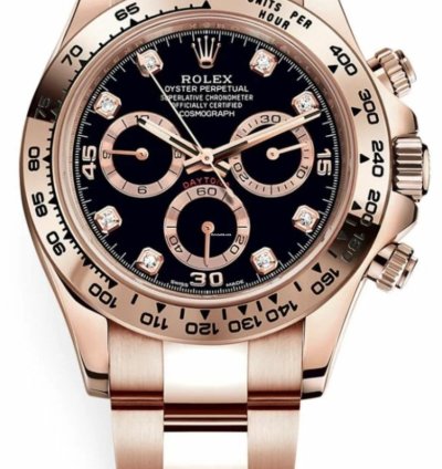 Rolex Daytona New Black Diamonds Dial