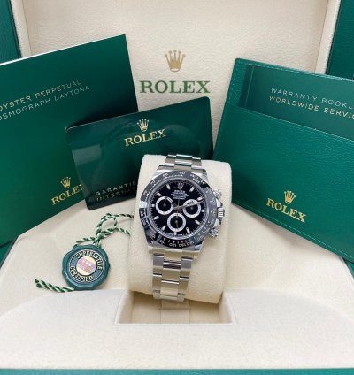 Rolex Daytona New Daytona 116500ln Stainless Steel Cosmograph 40mm Black Ceramic Bezel