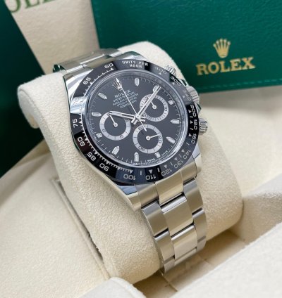Rolex Daytona New Daytona 116500ln Stainless Steel Cosmograph 40mm Black Ceramic Bezel