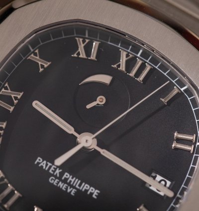 Patek Philippe Nautilus Power Reserve 3710 1a-001 Black Roman Dial