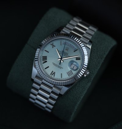 Rolex Day-date 40 Platinum Dial New 2025