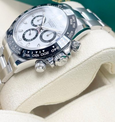 Rolex Daytona New Daytona 116500ln Stainless Steel Cosmograph 40mm White Panda Ceramic Bezel