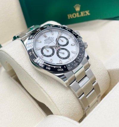 Rolex Daytona New Daytona 116500ln Stainless Steel Cosmograph 40mm White Panda Ceramic Bezel