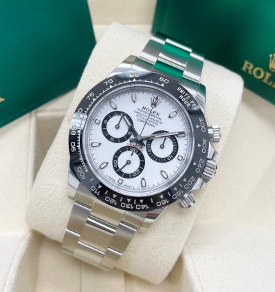 Rolex Daytona New Daytona 116500ln Stainless Steel Cosmograph 40mm White Panda Ceramic Bezel