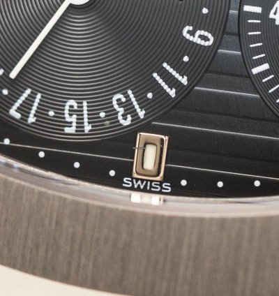 Patek Philippe Nautilus Power Reserve Mark-1 Ref-3712-1a-001 Steel Three Red Dots Box Extract Bj 2005 Patek Service 2023 Excellent