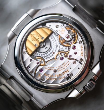 Patek Philippe Nautilus Power Reserve Moon Phase Stainless Steel