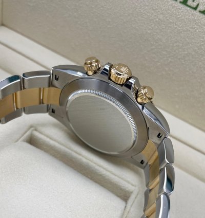 Rolex Daytona New Daytona 126503 Black Diamond Dial Two Tone Yellow Gold Stainless Steel