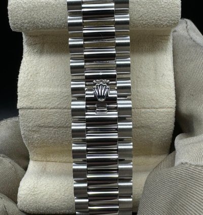 Rolex Day-date 40 Platinum Ice Blue Dial Unworn
