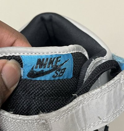 2008 Nike Dunk Mid Pro Sb Black Aqua Fuel Blue