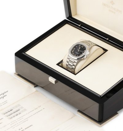 Patek Philippe Nautilus Power Reserve Steel Roman Dial 42mm Ref 3710 1a-001 Full Set 1999