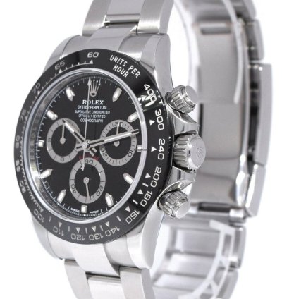 Rolex Daytona New Daytona Chronograph Steel Ceramic Watch Black 20 116500