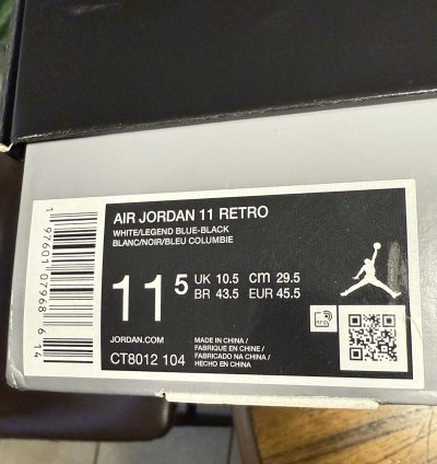 Jordan 11 Legend Blue 2024