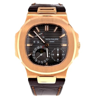 Patek Philippe Nautilus Pre-owned Rose Gold Nautilus 5712r Moonphase