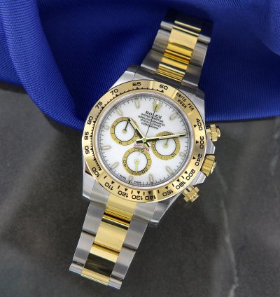Rolex Daytona New Daytona Steel And Gold Ref 126503 White Dial Full Set 2023