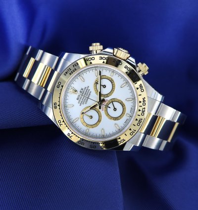 Rolex Daytona New Daytona Steel And Gold Ref 126503 White Dial Full Set 2023