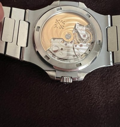 Patek Philippe Nautilus Rare Patek 5711 1a Genta Design Geneva Seal Led Dial Service