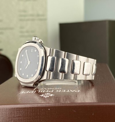 Patek Philippe Nautilus Rare Platinum Patek Philippe Nautilus 4700 1p Ladies With Factory Diamond Dial