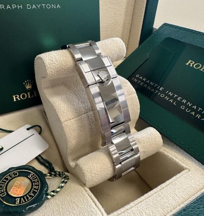Rolex Daytona New Model 2024 Steel Rim Bezel Ceramic Stainless Steel Black Dial Oyster