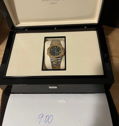 Patek Philippe Nautilus Recently Servised Original Box Wooden Box And Travel Case