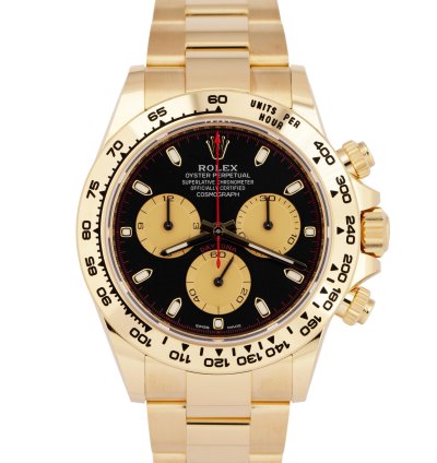 Rolex Daytona New Papers Rolex Daytona Black Paul Newman 40mm 18k Yellow Gold Watch 116508 Box