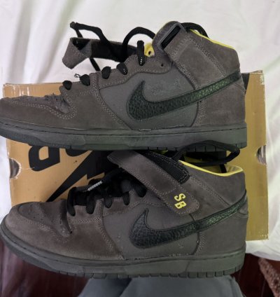 2008 Nike Sb Dunk Mid Pro Batman Used Size 10