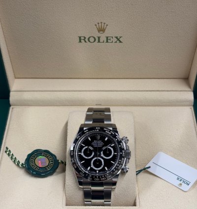 Rolex Daytona New Ref 2025 126500ln Daytona Black Dial Ceramic Bezel