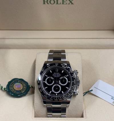 Rolex Daytona New Ref 2025 126500ln Daytona Black Dial Ceramic Bezel